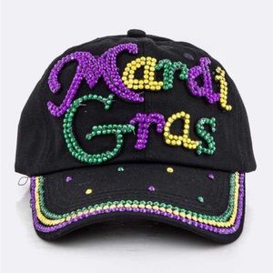 Crystal Mardi Gras Fashion Cap